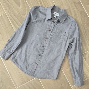 Sonoma Kids Gray Button-Down Shirt